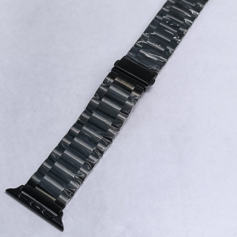 New/Unused Unbranded Apple Watch SS Black Bracelet
